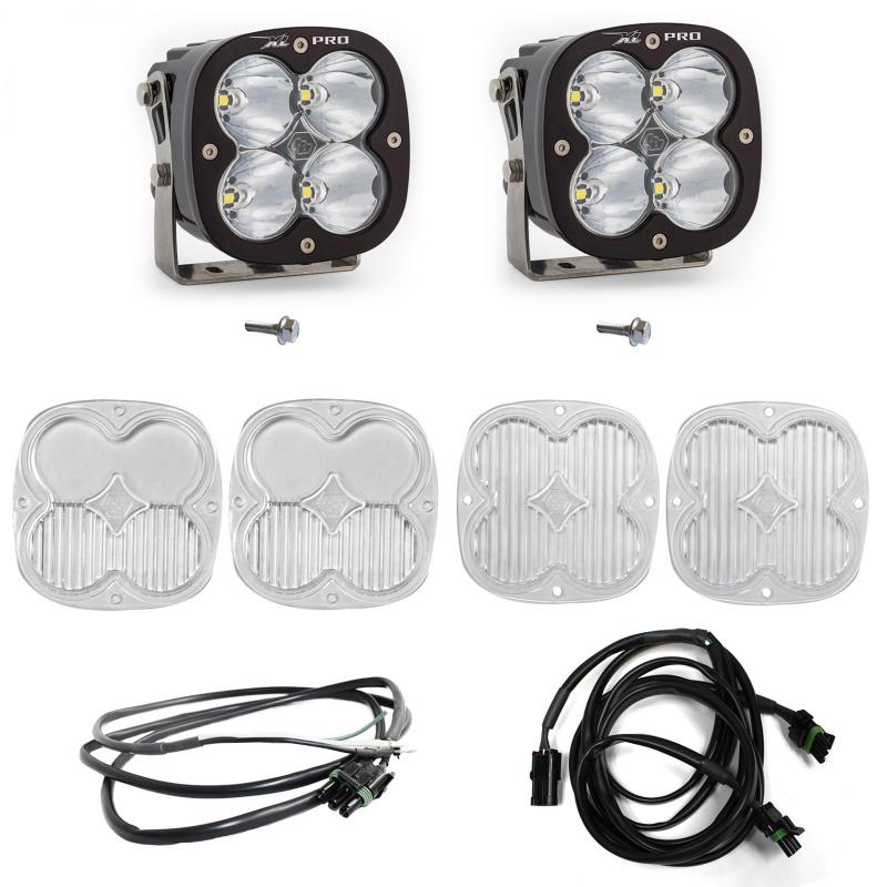 Baja Designs XL Pro Spot LED A-Pillar Light Kit w/ Upfitter | 2022-2025 Ford Bronco Raptor - Stateside Performance - Light Bars & Cubes - Baja Designs - Baja Designs XL Pro Spot LED A-Pillar Light Kit w/ Upfitter | 2022-2025 Ford Bronco Raptor