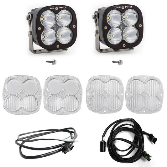 Baja Designs XL Pro Spot LED A-Pillar Light Kit w/ Upfitter | 2022-2025 Ford Bronco Raptor - Stateside Performance - Light Bars & Cubes - Baja Designs - Baja Designs XL Pro Spot LED A-Pillar Light Kit w/ Upfitter | 2022-2025 Ford Bronco Raptor