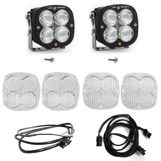 Baja Designs XL Sport A - Pillar Light Kit - Spot | 2021 - 2024 Ford Bronco - Stateside Performance - Light Bars & Cubes - Baja Designs - Baja Designs XL Sport A - Pillar Light Kit - Spot | 2021 - 2024 Ford Bronco
