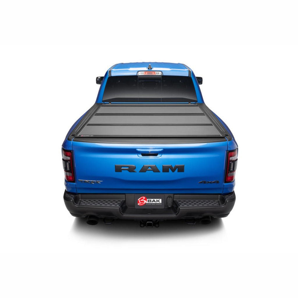 BAK 6ft 4in BAKFlip MX4 Hard Folding Bed Cover - Matte Black | 2019-2026 Ram 1500 - Stateside Performance - Tonneau Covers - Hard Fold - BAK - BAK 6ft 4in BAKFlip MX4 Hard Folding Bed Cover - Matte Black | 2019-2026 Ram 1500