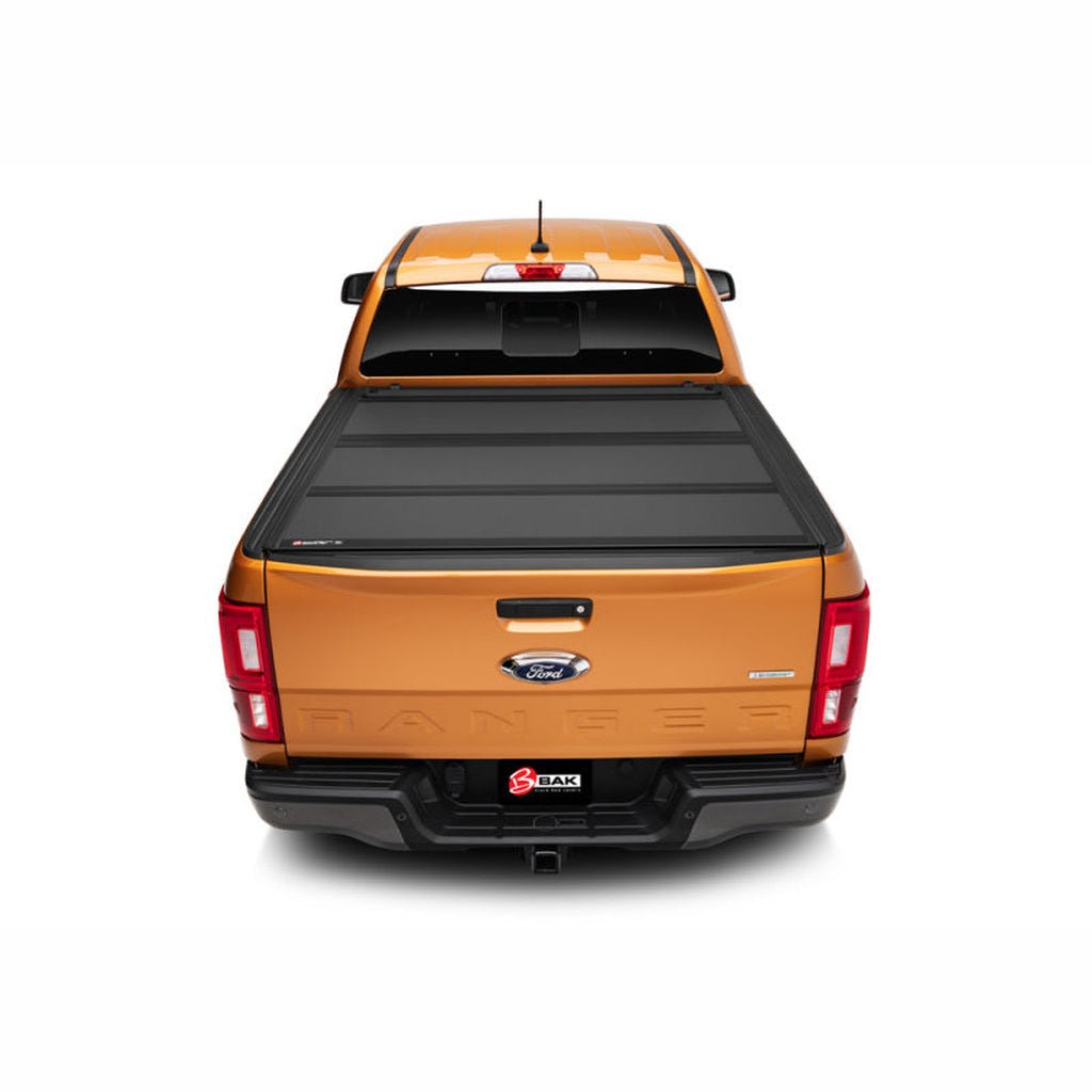 BAK 6ft BAKFlip MX4 Hard Folding Bed Cover - Matte Black | 2019-2023 Ford Ranger - Stateside Performance - Tonneau Covers - Hard Fold - BAK - BAK 6ft BAKFlip MX4 Hard Folding Bed Cover - Matte Black | 2019-2023 Ford Ranger