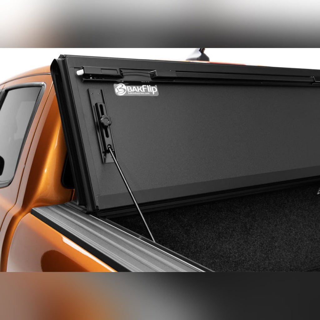 BAK 6ft BAKFlip MX4 Hard Folding Bed Cover - Matte Black | 2019-2023 Ford Ranger - Stateside Performance - Tonneau Covers - Hard Fold - BAK - BAK 6ft BAKFlip MX4 Hard Folding Bed Cover - Matte Black | 2019-2023 Ford Ranger