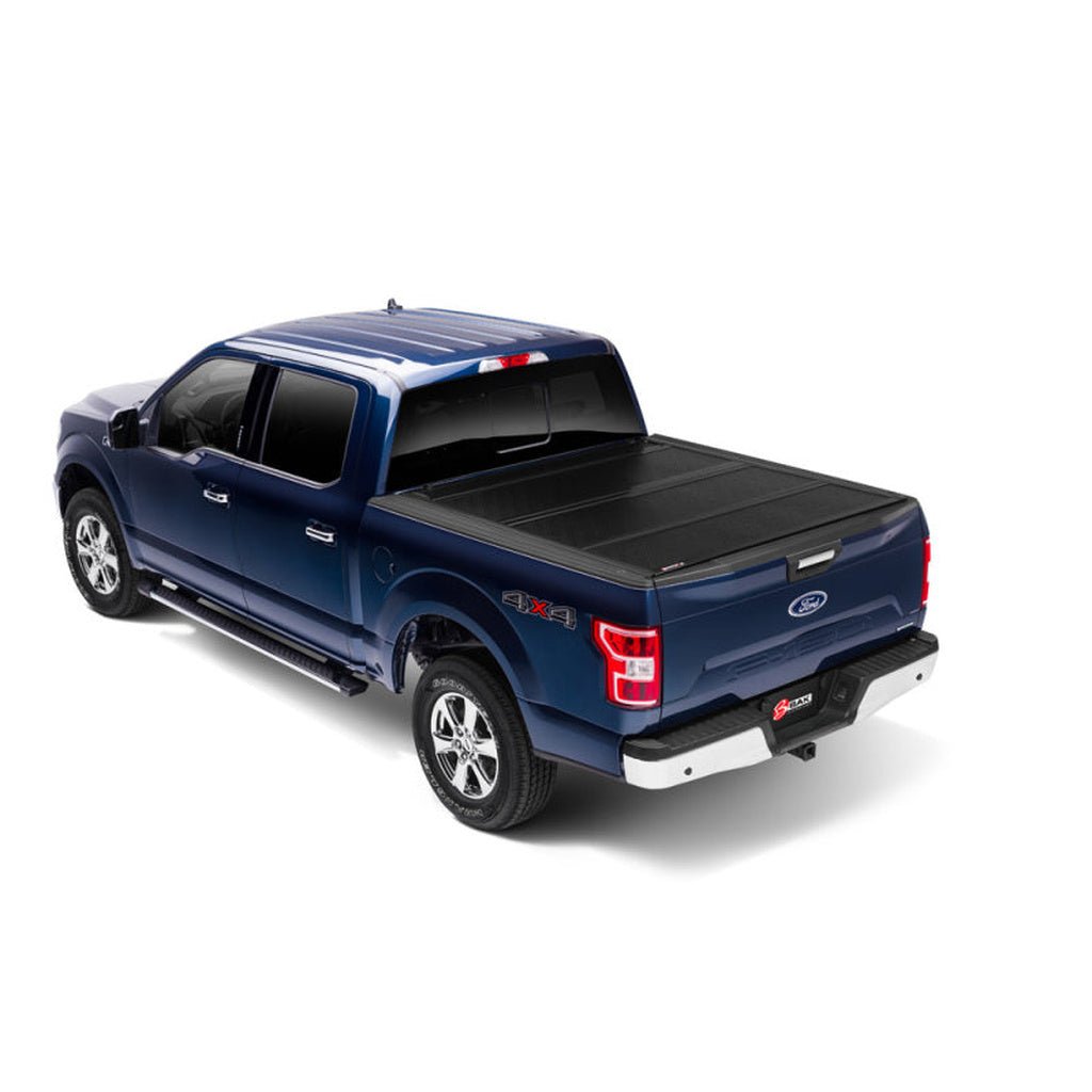BAK BAKFlip FiberMax Hard Folding Bed Cover - 5 ft 7 in Bed | 2022-2025 Ford F150 Lightning - Stateside Performance - Tonneau Covers - Hard Fold - BAK - BAK BAKFlip FiberMax Hard Folding Bed Cover - 5 ft 7 in Bed | 2022-2025 Ford F150 Lightning