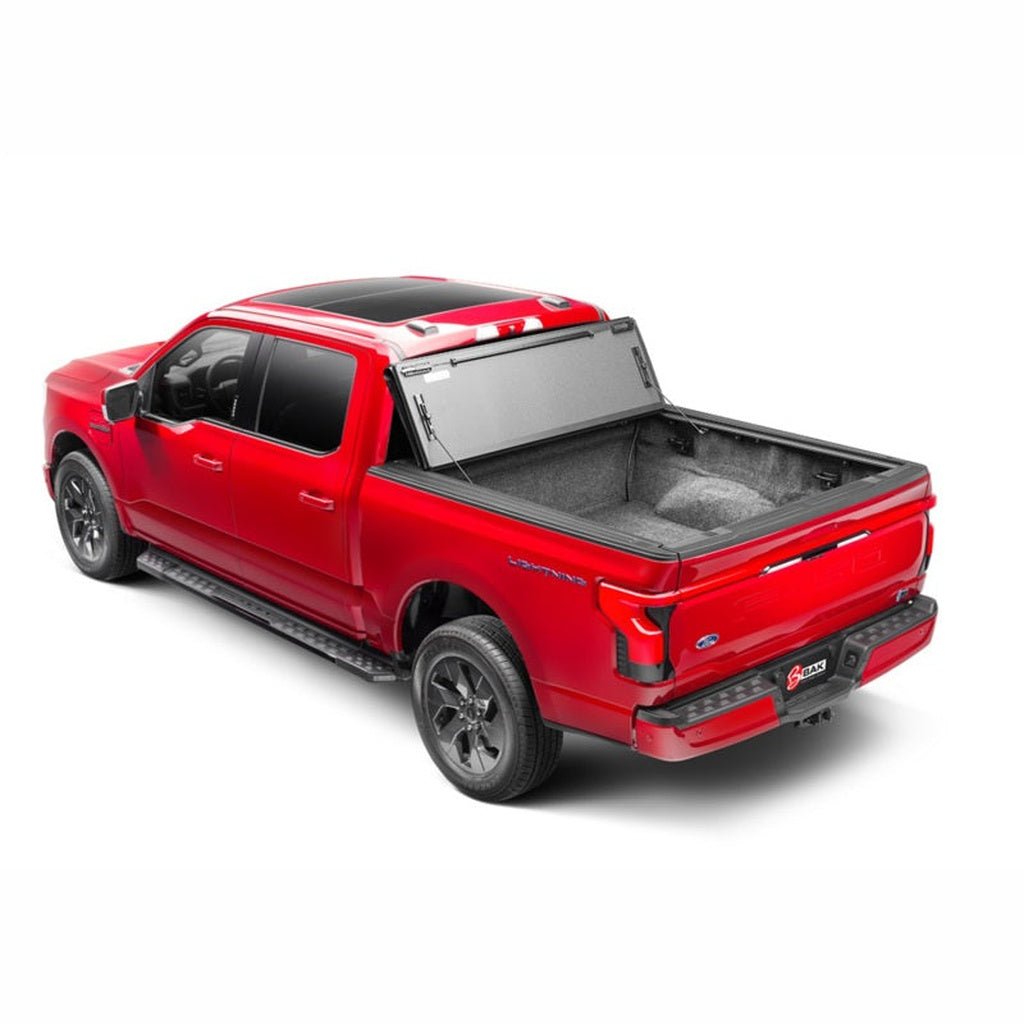 BAK BAKFlip MX4 5.7ft Hard Folding Bed Cover - Matte Black | 2021 - 2025 Ford F - 150 - Stateside Performance - Tonneau Covers - Hard Fold - BAK - BAK BAKFlip MX4 5.7ft Hard Folding Bed Cover - Matte Black | 2021 - 2025 Ford F - 150
