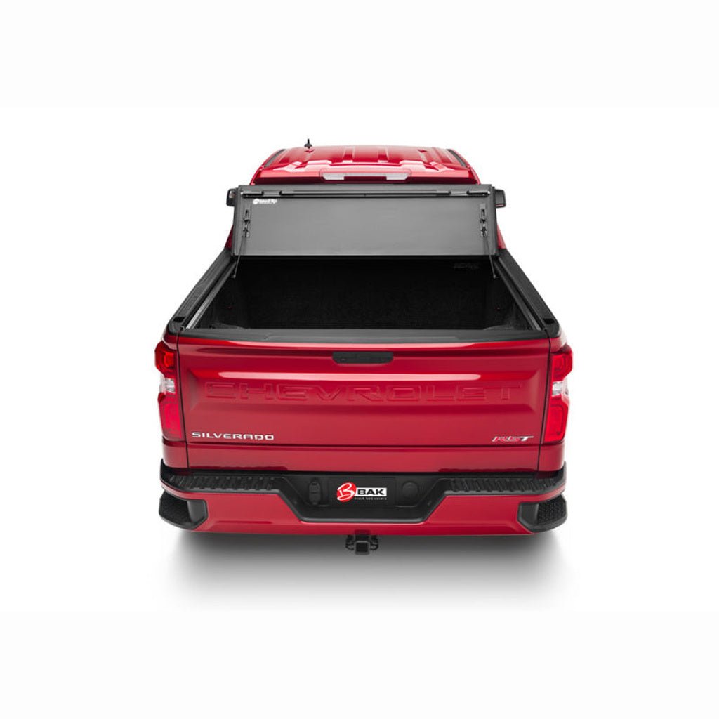 BAK BAKFlip MX4 5ft 8in Hard Folding Tonneau Cover - Matte Black | 2019 - 2026 Chevy Silverado 1500 - Stateside Performance - Tonneau Covers - Hard Fold - BAK - BAK BAKFlip MX4 5ft 8in Hard Folding Tonneau Cover - Matte Black | 2019 - 2026 Chevy Silverado 1500