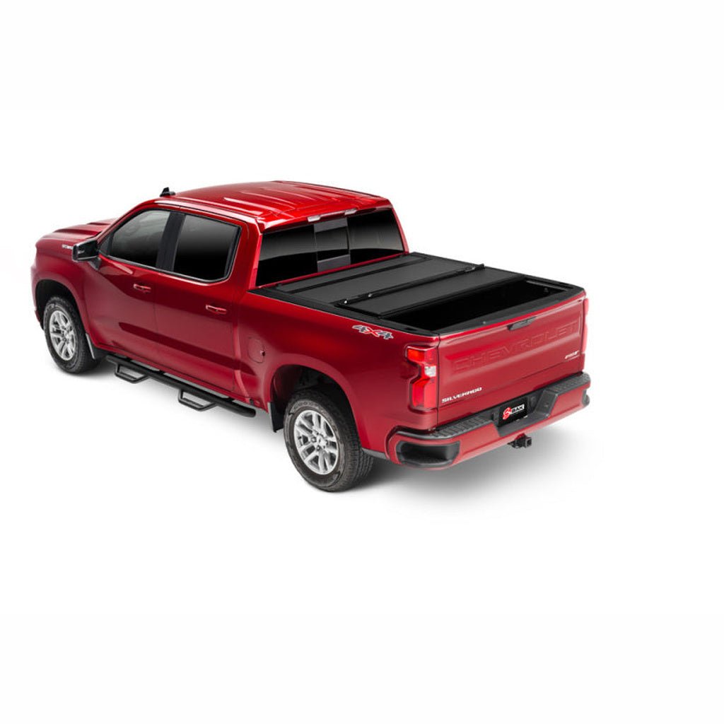 BAK BAKFlip MX4 6ft 9in Bed Cover - Matte Black | 2020-2026 GMC Sierra 3500HD - Stateside Performance - Tonneau Covers - Hard Fold - BAK - BAK BAKFlip MX4 6ft 9in Bed Cover - Matte Black | 2020-2026 GMC Sierra 3500HD