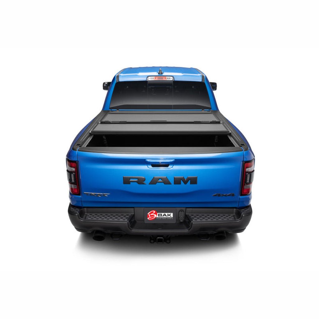 BAK BAKFlip MX4 Hard Folding Bed Cover - 5 ft 7 in Bed w/o RamBox | 2019-2026 Ram 1500 - Stateside Performance - Tonneau Covers - Hard Fold - BAK - BAK BAKFlip MX4 Hard Folding Bed Cover - 5 ft 7 in Bed w/o RamBox | 2019-2026 Ram 1500