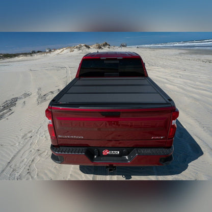 BAK BAKFlip MX4 Hard Folding Bed Cover - 6 ft 6 in Bed, Matte Finish | 2015-2019 GMC Sierra 2500HD - Stateside Performance - Tonneau Covers - Hard Fold - BAK - BAK BAKFlip MX4 Hard Folding Bed Cover - 6 ft 6 in Bed, Matte Finish | 2015-2019 GMC Sierra 2500HD