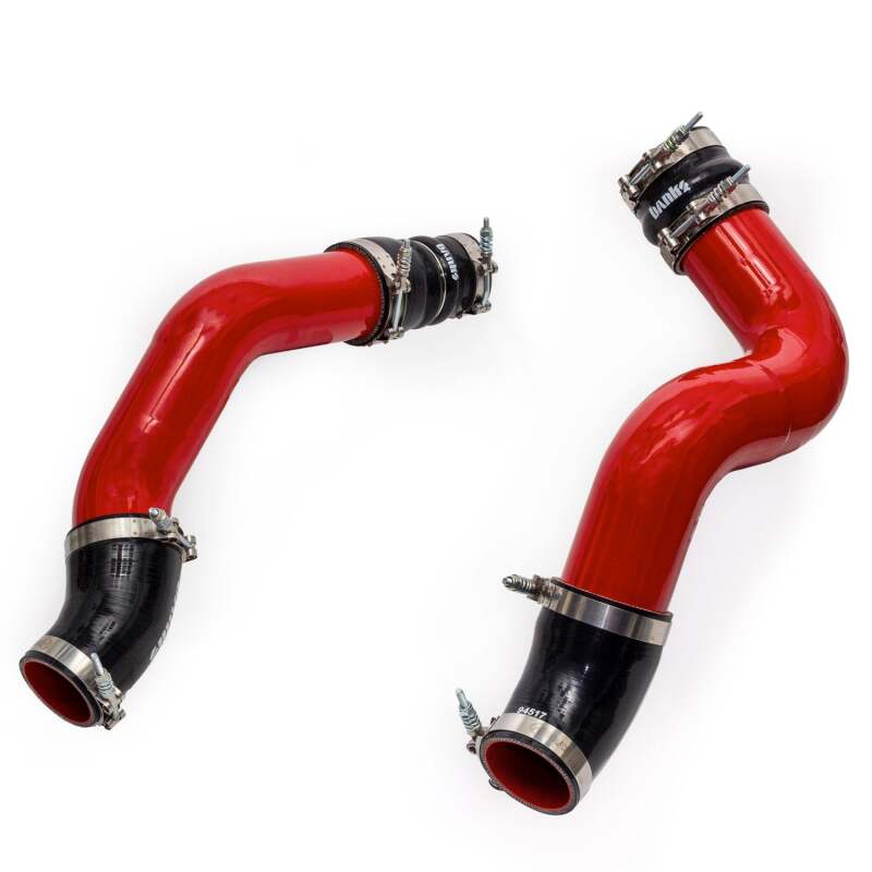 Banks Power Boost Tube Upgrade Kit - 6.7L Cummins, Red | 2019-2024 Ram 3500 - Stateside Performance - Intercooler Ducting - Banks Power - Banks Power Boost Tube Upgrade Kit - 6.7L Cummins, Red | 2019-2024 Ram 3500