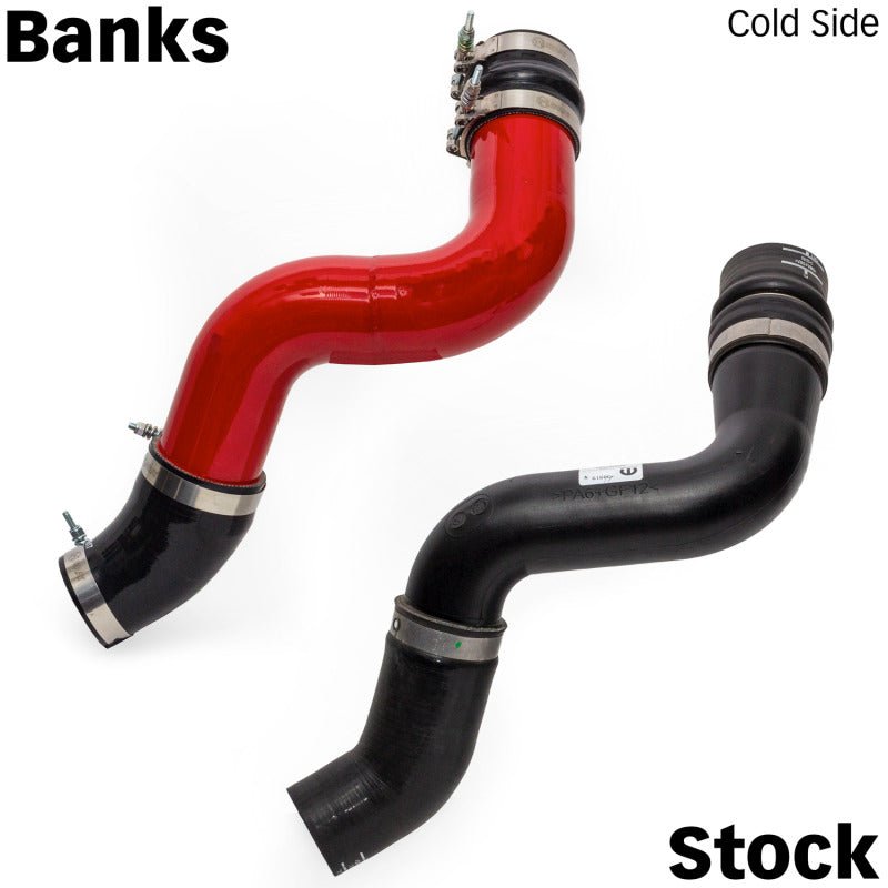 Banks Power Boost Tube Upgrade Kit - 6.7L Cummins, Red | 2019-2024 Ram 3500 - Stateside Performance - Intercooler Ducting - Banks Power - Banks Power Boost Tube Upgrade Kit - 6.7L Cummins, Red | 2019-2024 Ram 3500