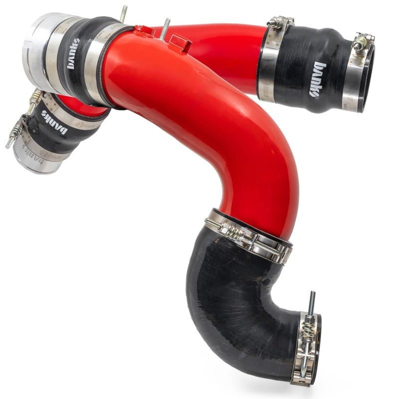 Banks Power Boost Tube Upgrade Kit - 6.7L High Output, Red | 2023-2026 Ford F350 Super Duty - Stateside Performance - Intercooler Ducting - Banks Power - Banks Power Boost Tube Upgrade Kit - 6.7L High Output, Red | 2023-2026 Ford F350 Super Duty