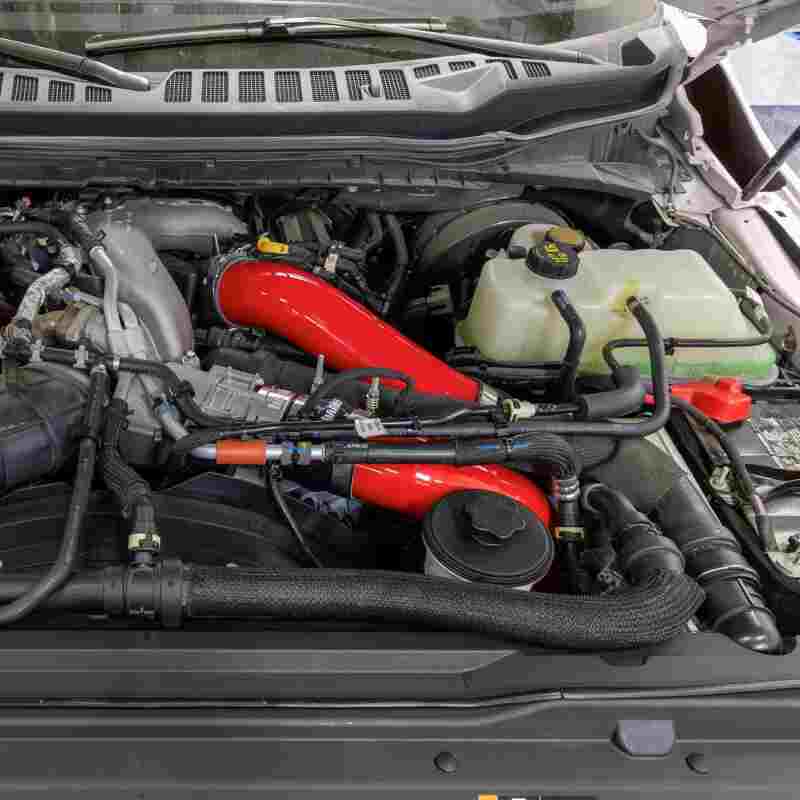 Banks Power Boost Tube Upgrade Kit - 6.7L Non-HO Power Stroke - Red | 2017-2022 Ford F250 Super Duty - Stateside Performance - Intercooler Ducting - Banks Power - Banks Power Boost Tube Upgrade Kit - 6.7L Non-HO Power Stroke - Red | 2017-2022 Ford F250 Super Duty