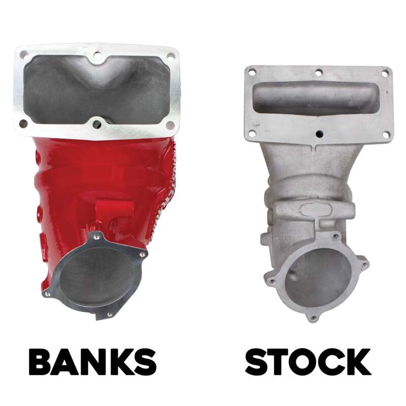 Banks Power Monster-Ram Gen-2 Intake Elbow w/ Fuel Line & Heater - Red 6.7L | 2010-2012 Ram 2500 - Stateside Performance - Short Ram Air Intakes - Banks Power - Banks Power Monster-Ram Gen-2 Intake Elbow w/ Fuel Line & Heater - Red 6.7L | 2010-2012 Ram 2500