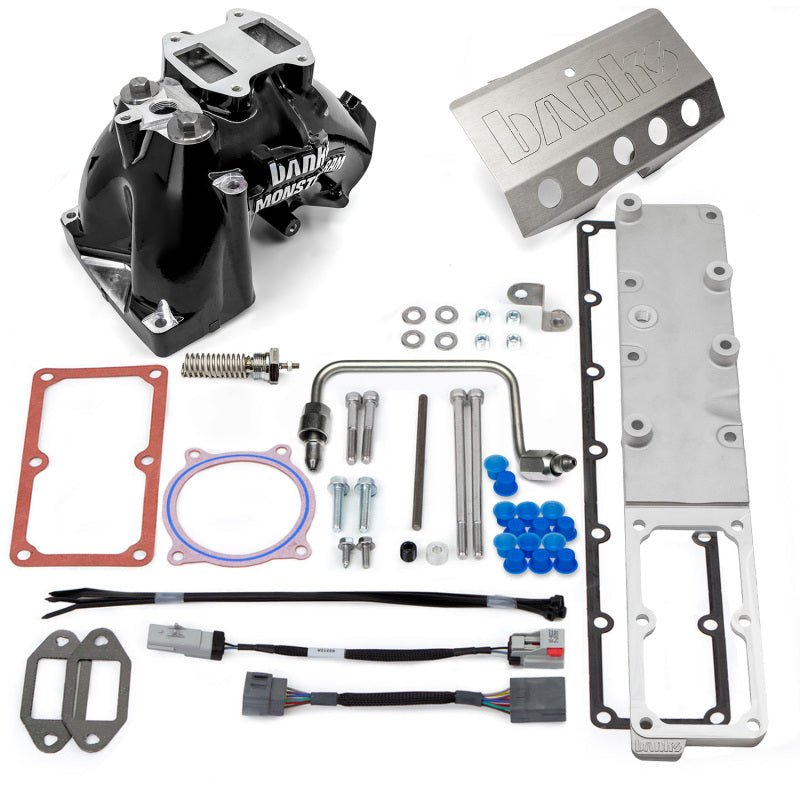 Banks Power Monster-Ram Gen-2 Intake System w/ Fuel Line & Heater - Black | 2007-2009 Dodge Ram 3500 - Stateside Performance - Short Ram Air Intakes - Banks Power - Banks Power Monster-Ram Gen-2 Intake System w/ Fuel Line & Heater - Black | 2007-2009 Dodge Ram 3500