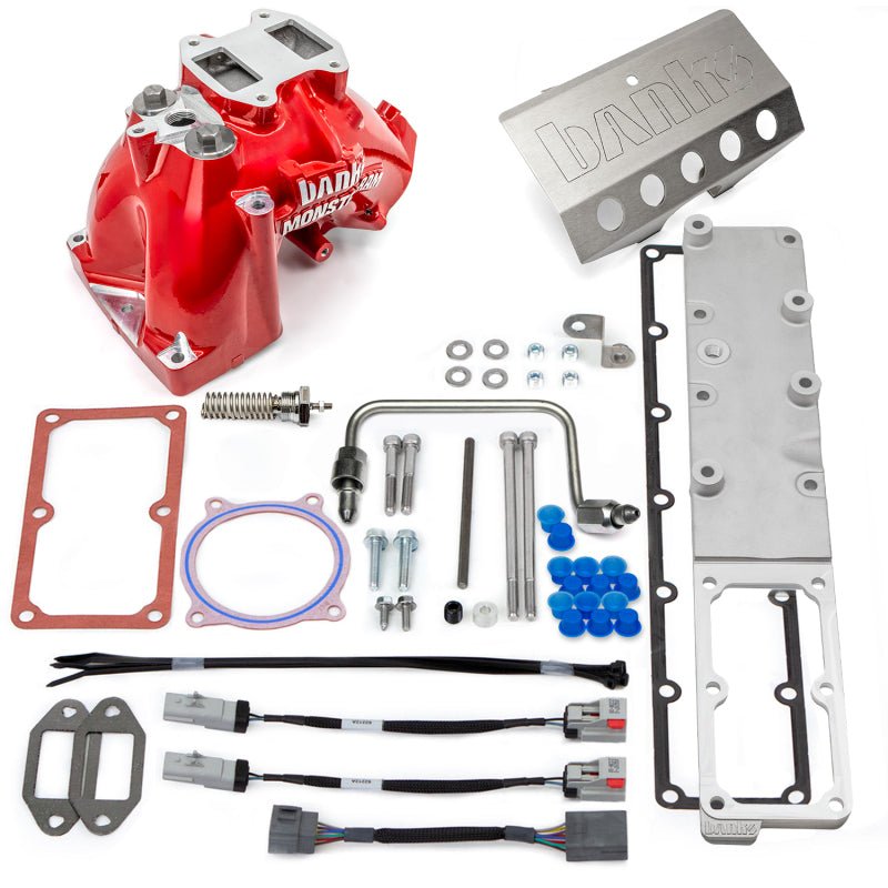 Banks Power Monster - Ram Gen - 2 Intake System w/ Heater - Red | 2013 - 2018 Ram 3500 - Stateside Performance - Short Ram Air Intakes - Banks Power - Banks Power Monster - Ram Gen - 2 Intake System w/ Heater - Red | 2013 - 2018 Ram 3500