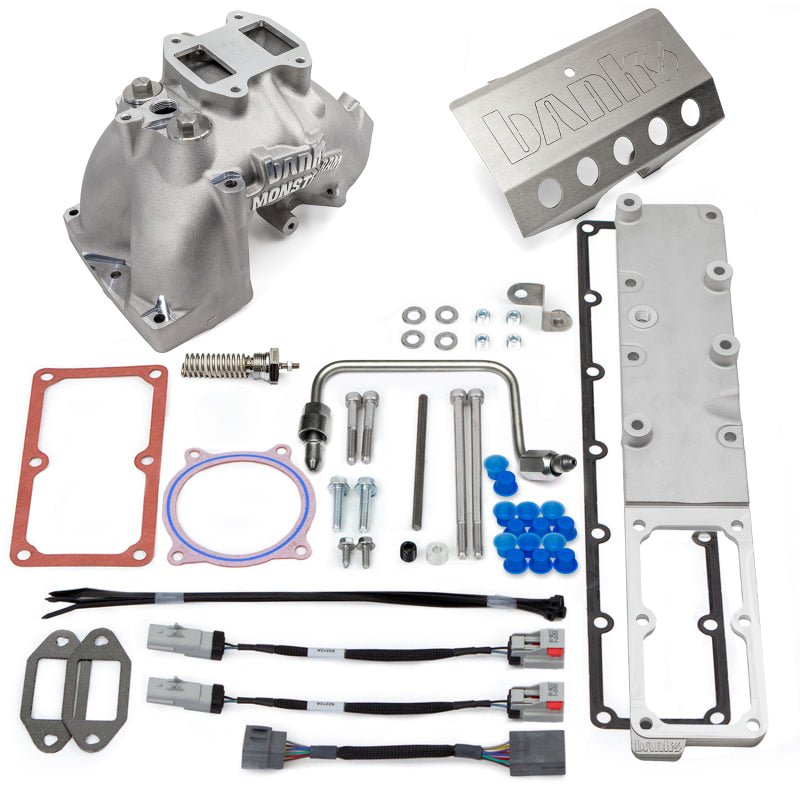 Banks Power Monster - Ram Gen - 2 Intake System w/Fuel Line - Natural w/Heater | 2013 - 2018 Ram 2500 - Stateside Performance - Short Ram Air Intakes - Banks Power - Banks Power Monster - Ram Gen - 2 Intake System w/Fuel Line - Natural w/Heater | 2013 - 2018 Ram 2500