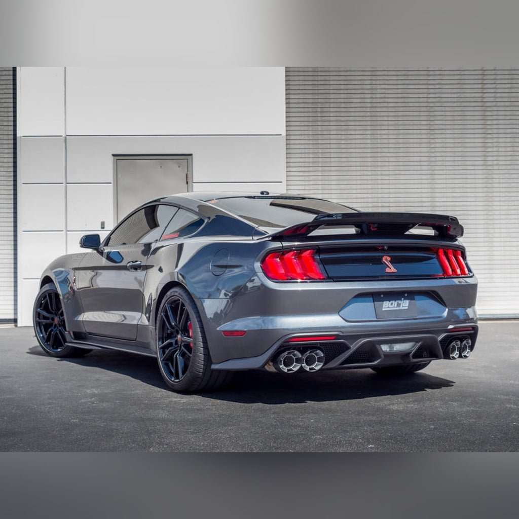 Borla 3in ATAK Cat - Back Exhaust w/ Carbon Fiber Tips | 2020 - 2022 Ford Mustang - Stateside Performance - Catback - Borla - Borla 3in ATAK Cat - Back Exhaust w/ Carbon Fiber Tips | 2020 - 2022 Ford Mustang