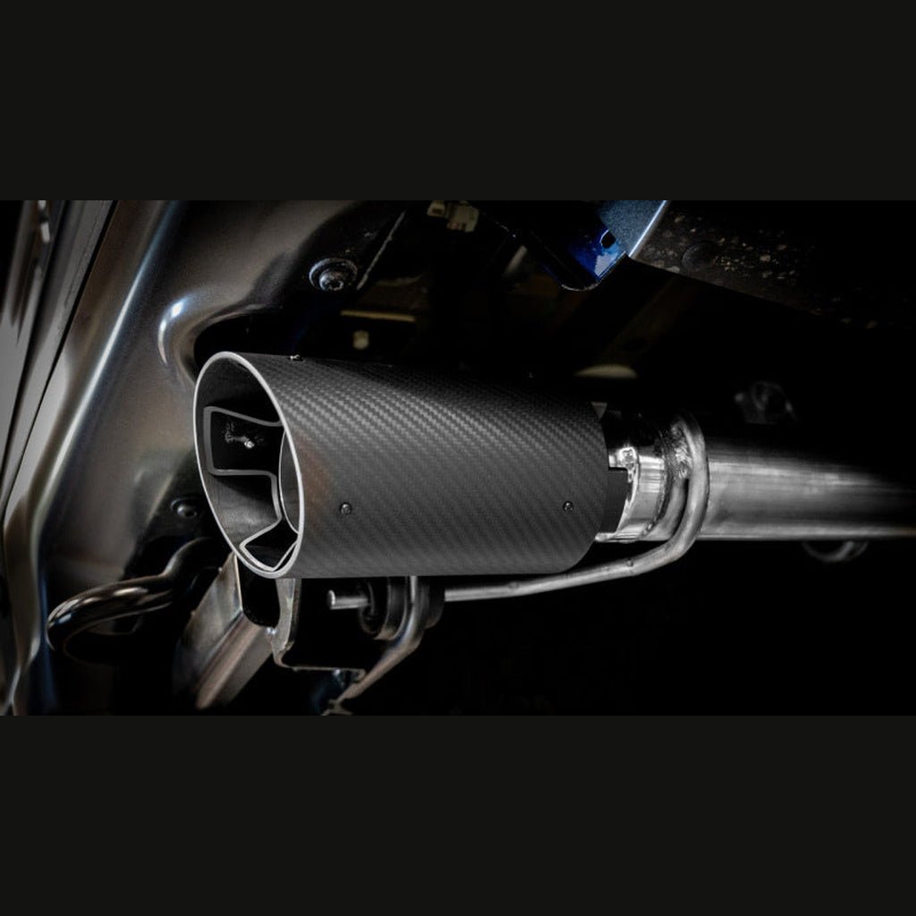 Borla 3in Tail Pipe Kit 4.5in Carbon Fiber Tip | 2021 - 2025 Ford Raptor - Stateside Performance - Tips - Borla - Borla 3in Tail Pipe Kit 4.5in Carbon Fiber Tip | 2021 - 2025 Ford Raptor