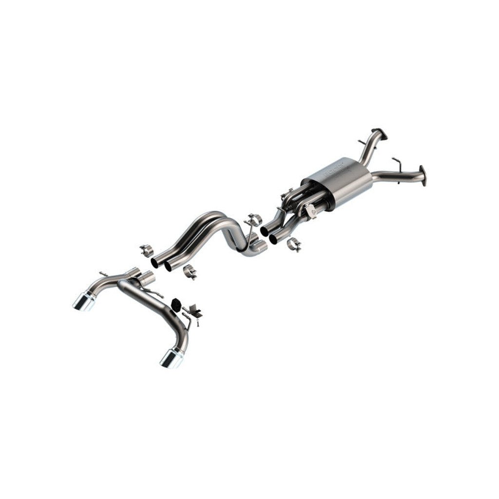 Borla ATAK Catback Exhaust w/ 4in Chrome Tips | 2022 - 2025 Ford Bronco - Stateside Performance - Catback - Borla - Borla ATAK Catback Exhaust w/ 4in Chrome Tips | 2022 - 2025 Ford Bronco