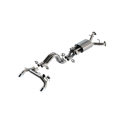 Borla ATAK Catback Exhaust w/ 4in Chrome Tips | 2022 - 2025 Ford Bronco - Stateside Performance - Catback - Borla - Borla ATAK Catback Exhaust w/ 4in Chrome Tips | 2022 - 2025 Ford Bronco