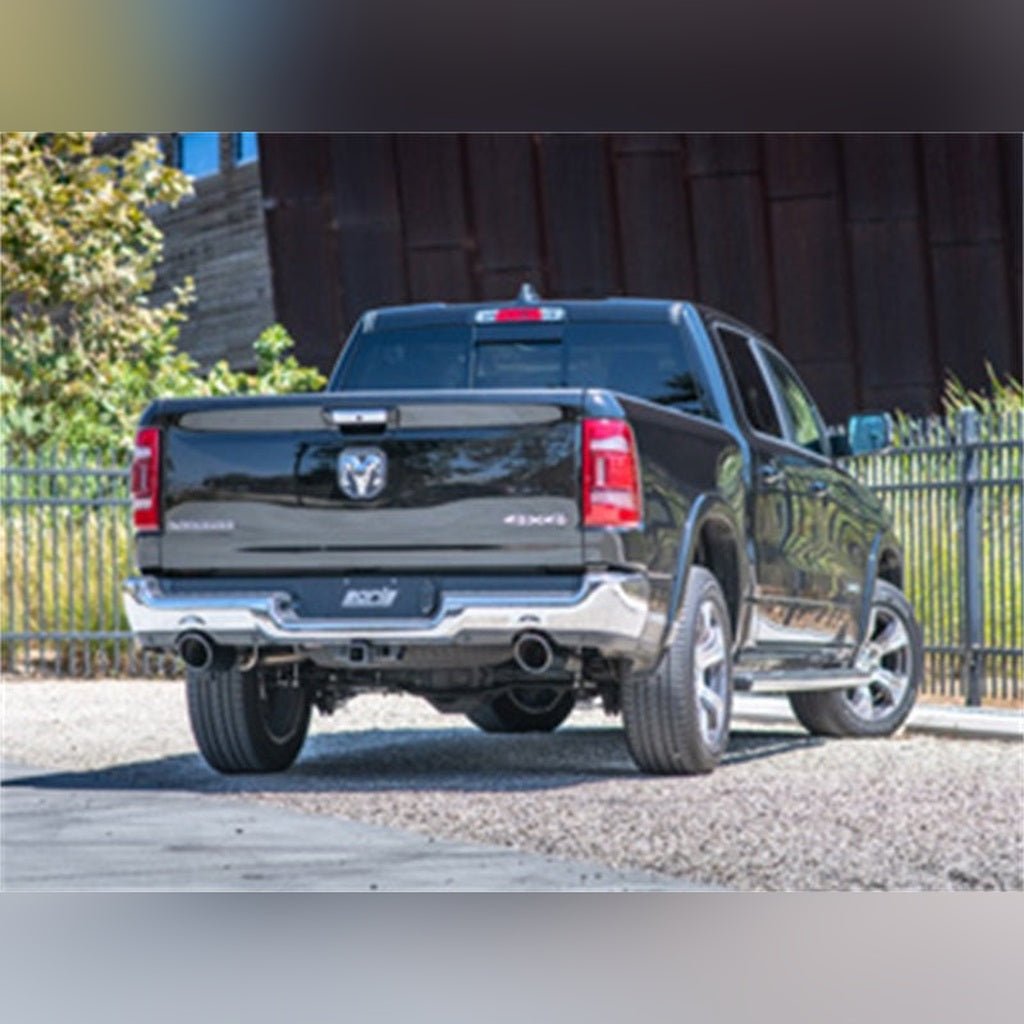 Borla ATAK S/S Catback Exhaust Crew Cab Short Bed - Black Chrome Tips | 2019-2024 Ram 1500 - Stateside Performance - Catback - Borla - Borla ATAK S/S Catback Exhaust Crew Cab Short Bed - Black Chrome Tips | 2019-2024 Ram 1500