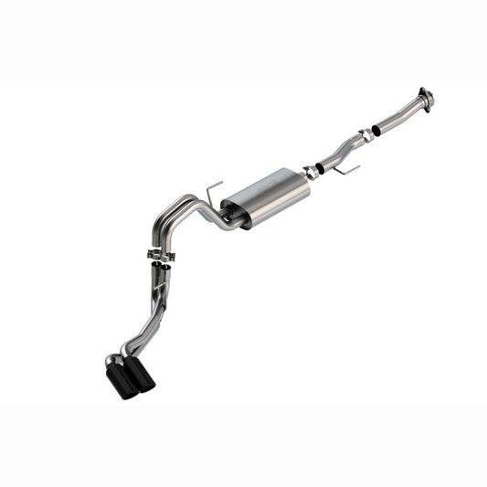 Borla S-Type Cat-Back Exhaust - Black Chrome Tips | 2021-2025 Ford F150 - Stateside Performance - Catback - Borla - Borla S-Type Cat-Back Exhaust - Black Chrome Tips | 2021-2025 Ford F150