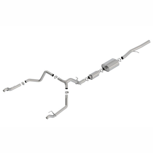 Borla S - Type Catback Exhaust w/ Factory Tips | 2019 - 2023 Chevy Silverado 1500 - Stateside Performance - Catback - Borla - Borla S - Type Catback Exhaust w/ Factory Tips | 2019 - 2023 Chevy Silverado 1500