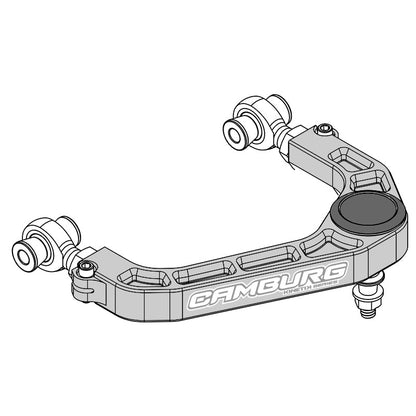 Camburg KINETIK V2 Billet Uniball Upper Control Arms | 2021 - 2024 Ford F150 - Stateside Performance - Suspension Arms & Components - Camburg - Camburg KINETIK V2 Billet Uniball Upper Control Arms | 2021 - 2024 Ford F150
