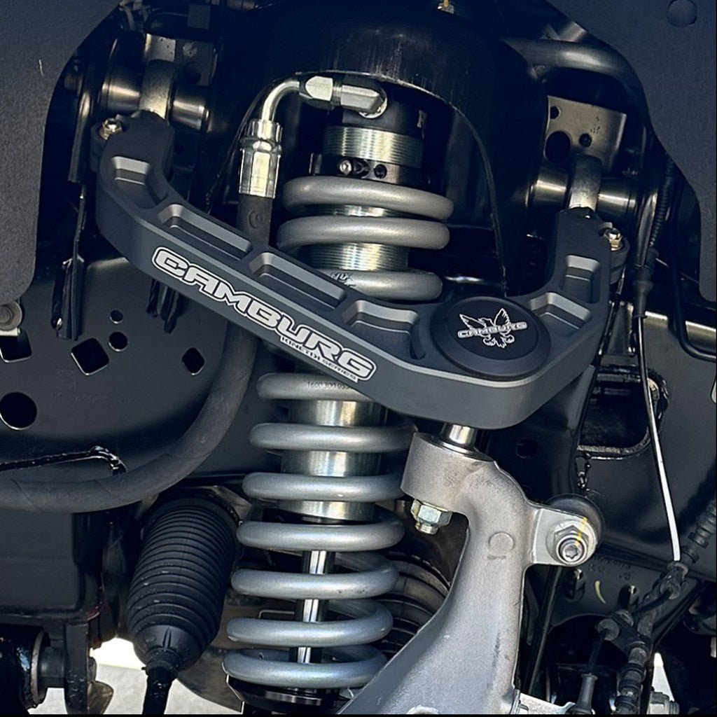 Camburg KINETIK V2 Billet Uniball Upper Control Arms | 2021 - 2024 Ford F150 - Stateside Performance - Suspension Arms & Components - Camburg - Camburg KINETIK V2 Billet Uniball Upper Control Arms | 2021 - 2024 Ford F150