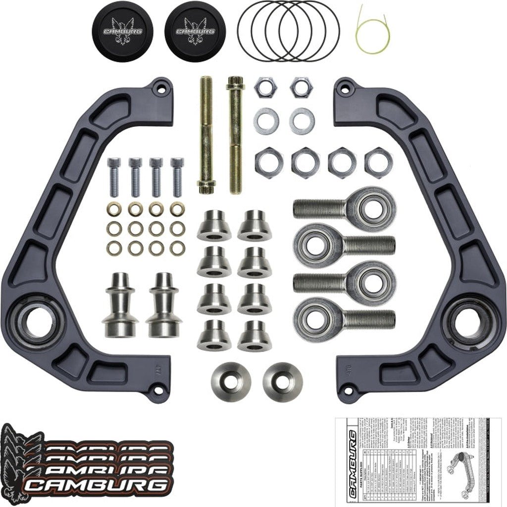 Camburg KINETIK V2 Billet Uniball Upper Control Arms | 2021 - 2024 Ford F150 - Stateside Performance - Suspension Arms & Components - Camburg - Camburg KINETIK V2 Billet Uniball Upper Control Arms | 2021 - 2024 Ford F150