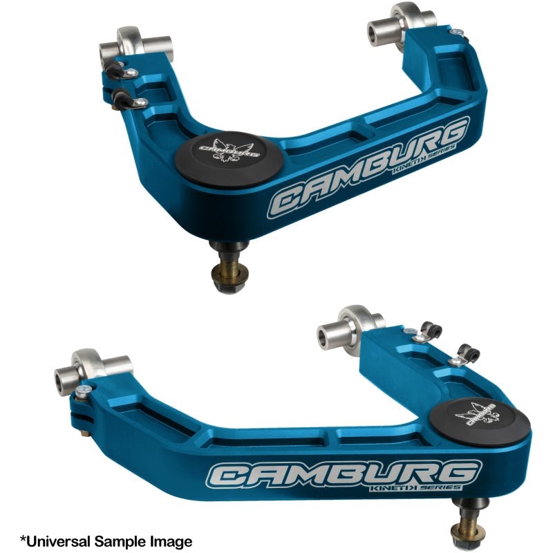 Camburg KINETIK V2 Performance Billet Uniball Upper Control Arms - King Blue | 2019-2024 GMC Sierra 1500 - Stateside Performance - Suspension Arms & Components - Camburg - Camburg KINETIK V2 Performance Billet Uniball Upper Control Arms - King Blue | 2019-2024 GMC Sierra 1500