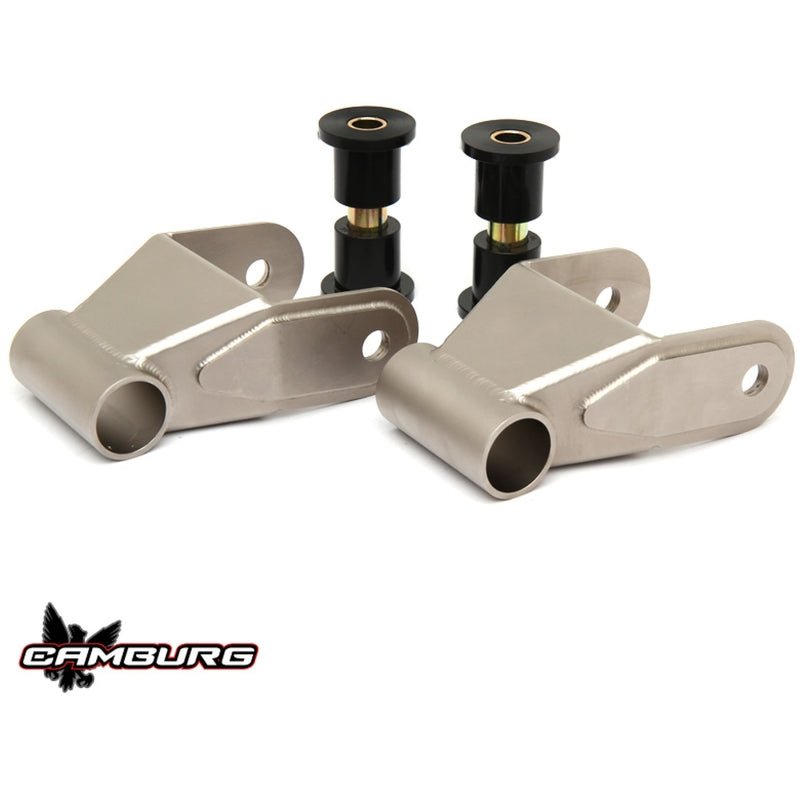 Camburg TIG 4130 Extended Rear Shackles - 1.5 in Lift | 2021-2023 Ford F150 - Stateside Performance - Leaf Springs & Accessories - Camburg - Camburg TIG 4130 Extended Rear Shackles - 1.5 in Lift | 2021-2023 Ford F150