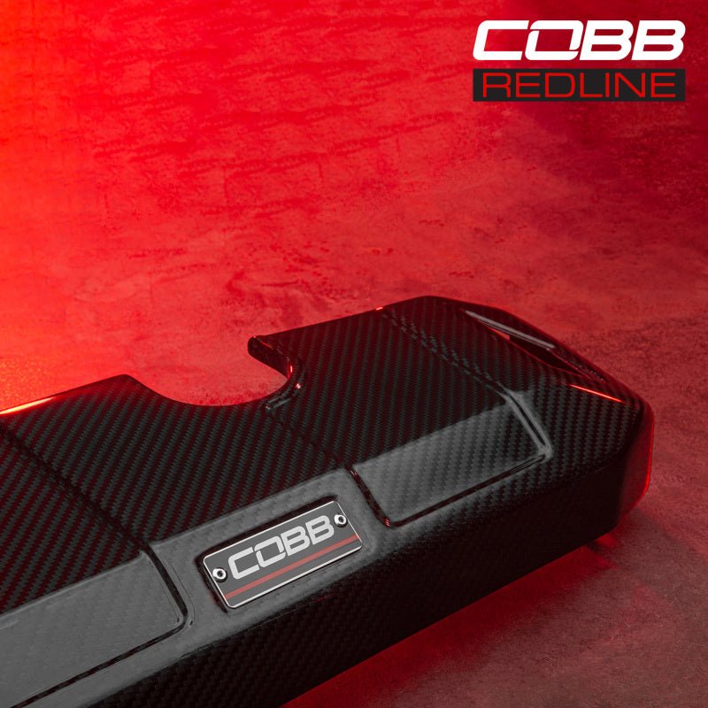 Cobb Redline Carbon Fiber Coolant Cover | 2017-2020 Ford F150 Raptor - Stateside Performance - Engine Covers - COBB - Cobb Redline Carbon Fiber Coolant Cover | 2017-2020 Ford F150 Raptor