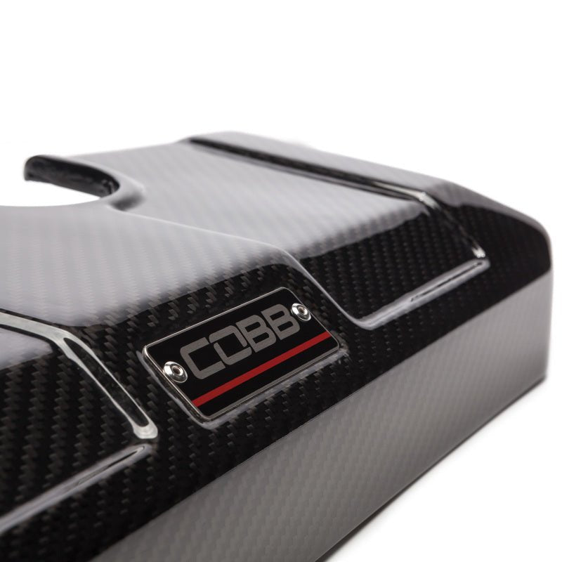 Cobb Redline Carbon Fiber Coolant Cover | 2017-2020 Ford F150 Raptor - Stateside Performance - Engine Covers - COBB - Cobb Redline Carbon Fiber Coolant Cover | 2017-2020 Ford F150 Raptor