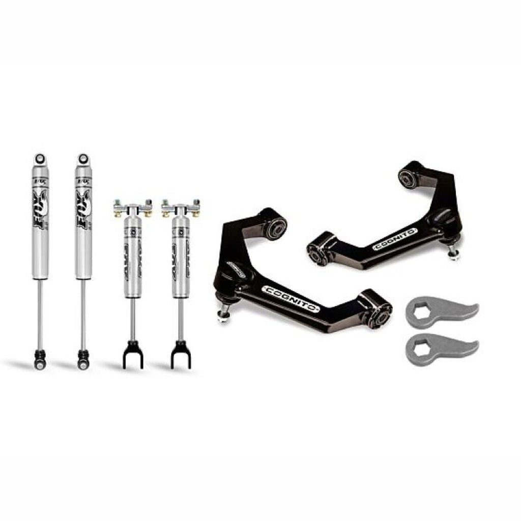 Cognito Performance Ball Joint Leveling Kit - 3 in Lift w/ Fox PS 2.0 IFP Shocks | 2020-2025 Chevy Silverado 2500HD - Stateside Performance - Leveling Kits - Cognito - Cognito Performance Ball Joint Leveling Kit - 3 in Lift w/ Fox PS 2.0 IFP Shocks | 2020-2025 Chevy Silverado 2500HD
