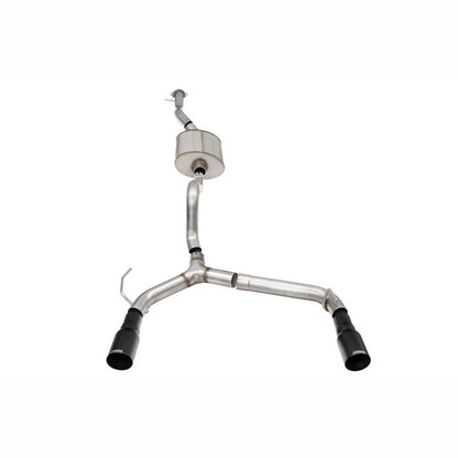 Corsa 2.75in Cat - Back Dual Rear Exhaust - 4in Black Tips | 2021 - 2025 Ford Bronco - Stateside Performance - Catback - CORSA Performance - Corsa 2.75in Cat - Back Dual Rear Exhaust - 4in Black Tips | 2021 - 2025 Ford Bronco