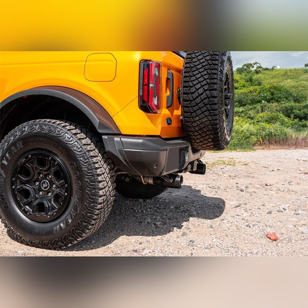 CORSA 2.75in Cat - Back Dual Rear Exhaust - Black Tips | 2021 - 2025 Ford Bronco - Stateside Performance - Catback - CORSA Performance - CORSA 2.75in Cat - Back Dual Rear Exhaust - Black Tips | 2021 - 2025 Ford Bronco
