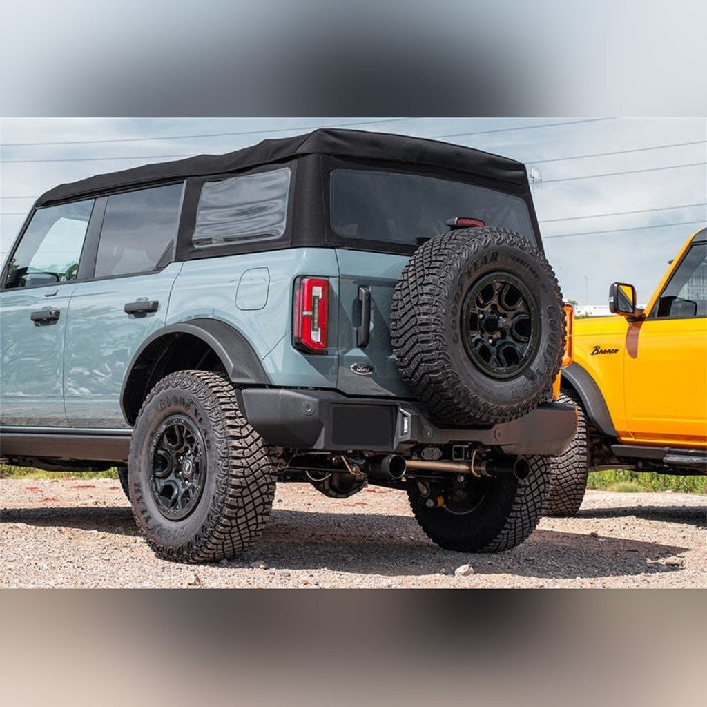 CORSA 2.75in Cat-Back Dual Rear Exhaust - Black Tips | 2021-2025 Ford Bronco - Stateside Performance - Catback - CORSA Performance - CORSA 2.75in Cat-Back Dual Rear Exhaust - Black Tips | 2021-2025 Ford Bronco
