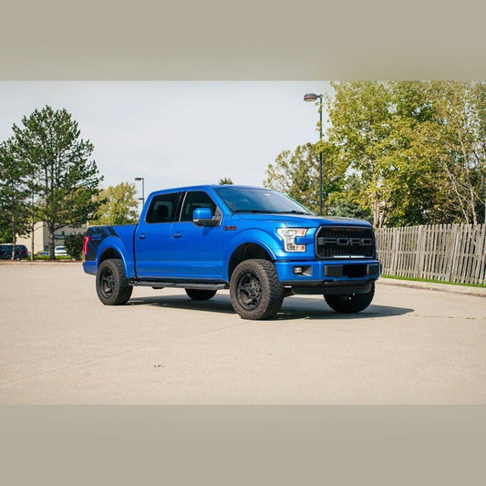 Corsa 3in Lightning Exit Catback Exhaust - Black PVD Tips | 2015-2020 Ford F150 - Stateside Performance - Catback - CORSA Performance - Corsa 3in Lightning Exit Catback Exhaust - Black PVD Tips | 2015-2020 Ford F150