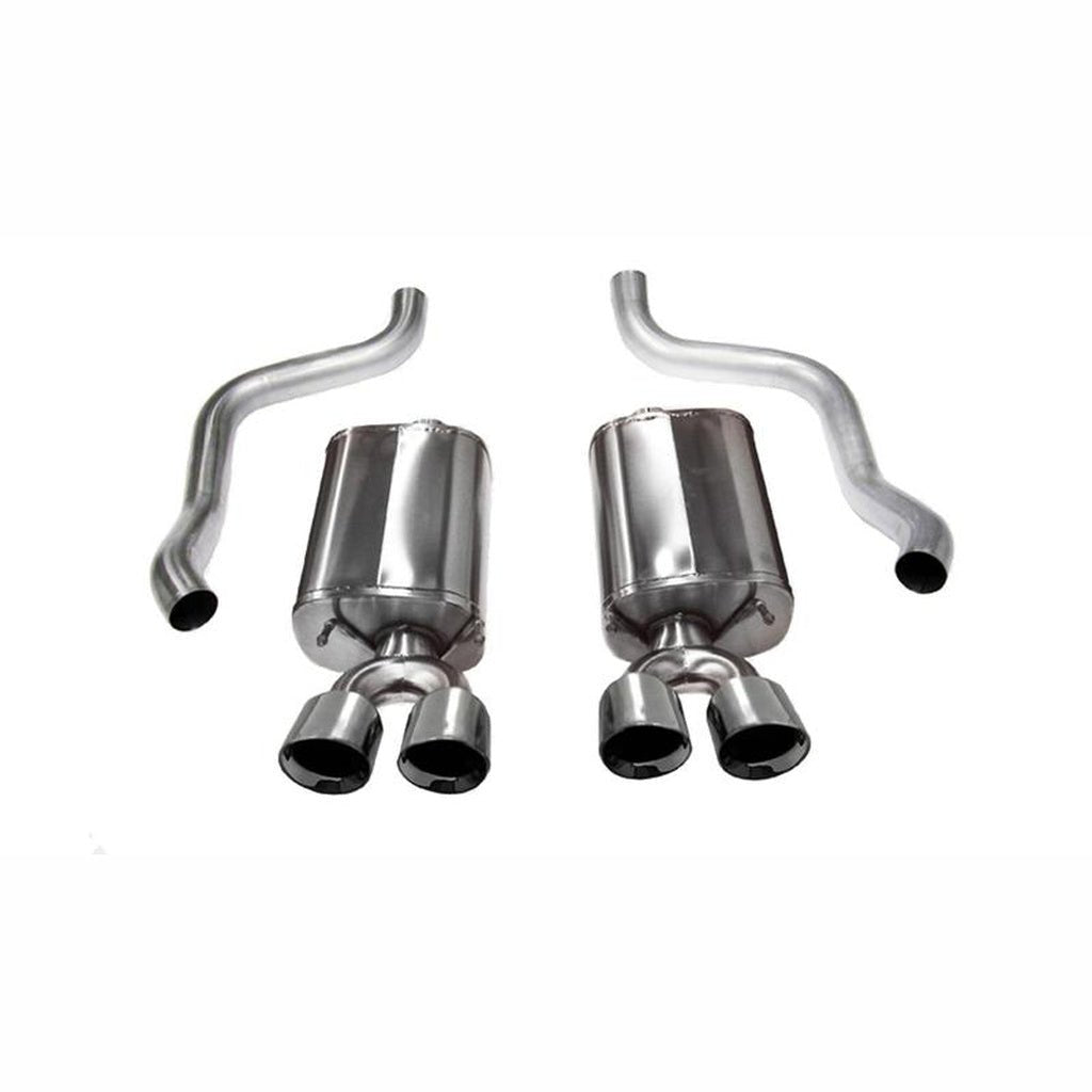 Corsa 3in Sport Axle-Back Exhaust w/ 4in Black Tips | 2018-2023 Ford Mustang - Stateside Performance - Axle Back - CORSA Performance - Corsa 3in Sport Axle-Back Exhaust w/ 4in Black Tips | 2018-2023 Ford Mustang