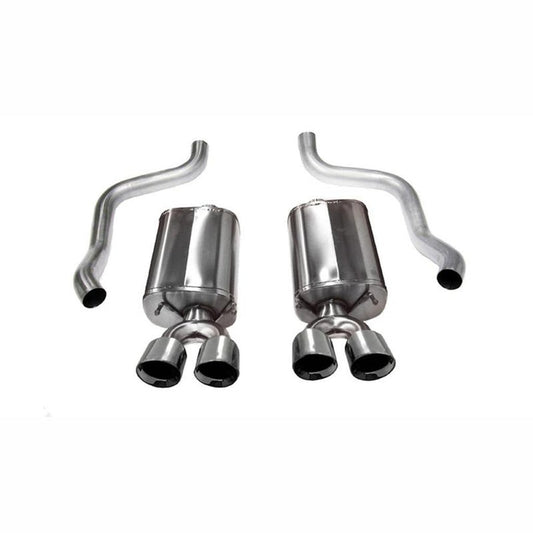 Corsa 3in Sport Axle-Back Exhaust w/ 4in Black Tips | 2018-2023 Ford Mustang - Stateside Performance - Axle Back - CORSA Performance - Corsa 3in Sport Axle-Back Exhaust w/ 4in Black Tips | 2018-2023 Ford Mustang