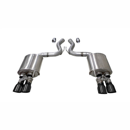 Corsa 3in Sport Axle-Back Exhaust w/ 4in Black Tips | 2018-2023 Ford Mustang - Stateside Performance - Axle Back - CORSA Performance - Corsa 3in Sport Axle-Back Exhaust w/ 4in Black Tips | 2018-2023 Ford Mustang