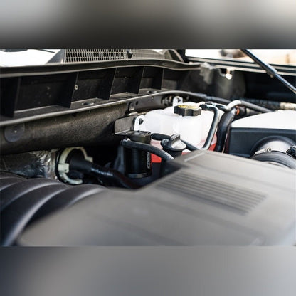 Corsa Aluminum Oil Catch Can | 2019-2024 Chevy Silverado 1500 - Stateside Performance - Oil Catch Cans - CORSA Performance - Corsa Aluminum Oil Catch Can | 2019-2024 Chevy Silverado 1500