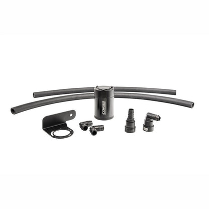 Corsa Aluminum Oil Catch Can - 5.0L V8 Auto, w/ Mounting Bracket | 2021-2023 Ford F150 - Stateside Performance - Oil Catch Cans - CORSA Performance - Corsa Aluminum Oil Catch Can - 5.0L V8 Auto, w/ Mounting Bracket | 2021-2023 Ford F150