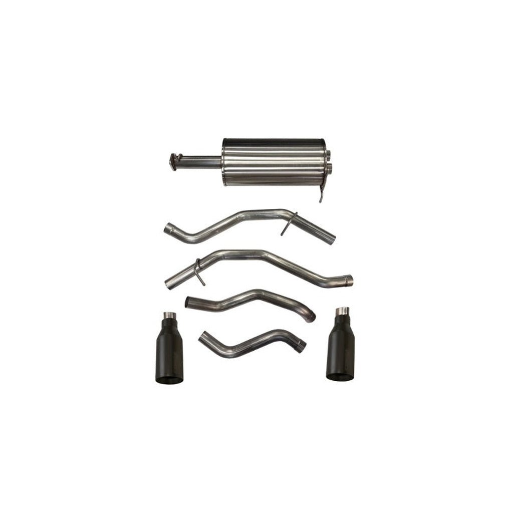 CORSA Cat - Back Exhaust 5in Black Cerakote Tips | 2019 - 2024 Ram 1500 - Stateside Performance - Catback - CORSA Performance - CORSA Cat - Back Exhaust 5in Black Cerakote Tips | 2019 - 2024 Ram 1500