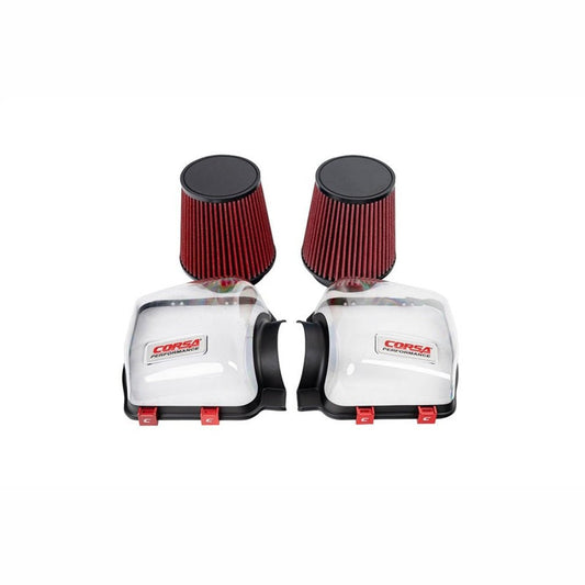 CORSA Clear Lids & Dry Filters | 2024-2025 Ford Mustang - Stateside Performance - Air Filters - Universal Fit - CORSA Performance - CORSA Clear Lids & Dry Filters | 2024-2025 Ford Mustang