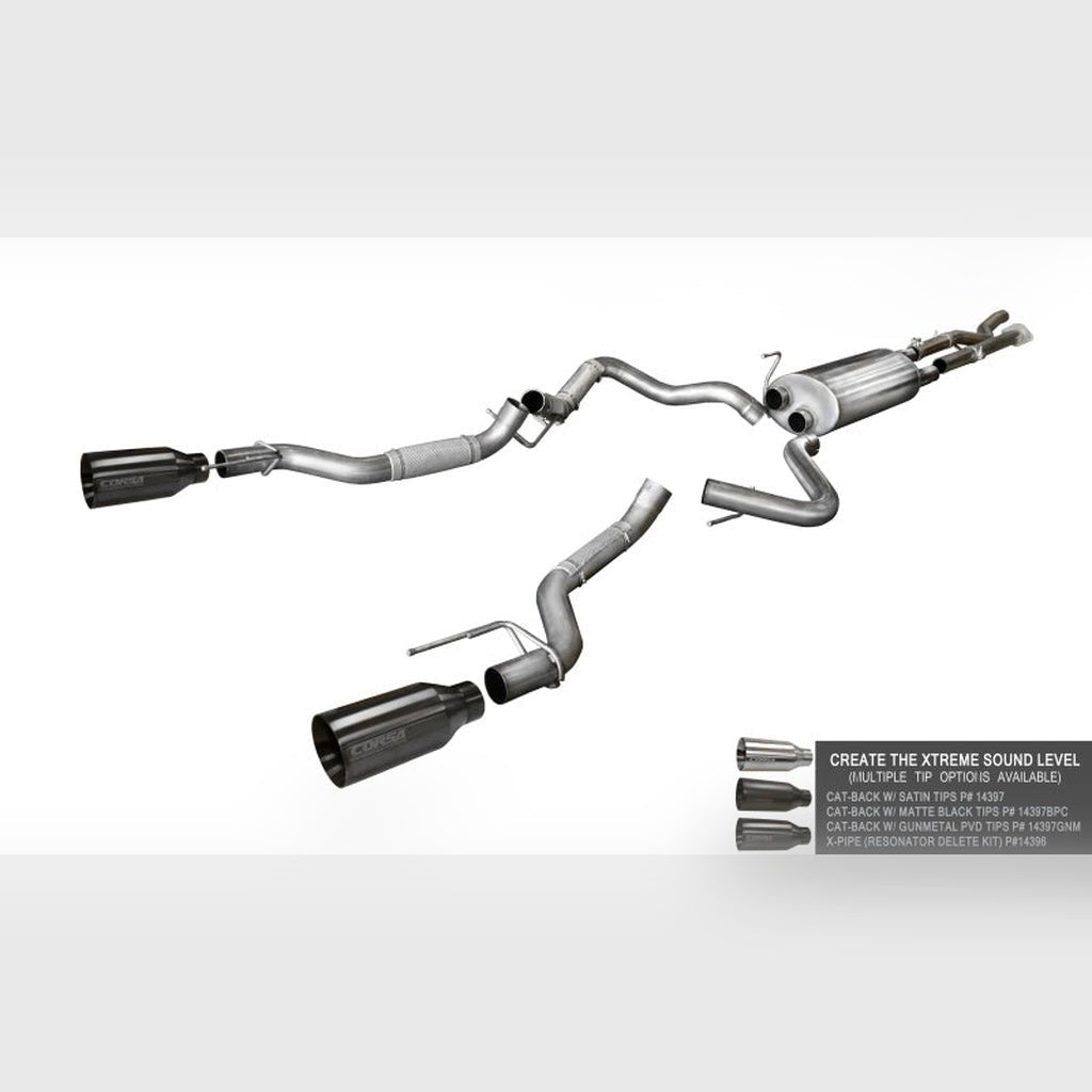 CORSA Performance Resonator Delete X - Pipe | 2017 - 2020 Ford F150 Raptor - Stateside Performance - X Pipes - CORSA Performance - CORSA Performance Resonator Delete X - Pipe | 2017 - 2020 Ford F150 Raptor