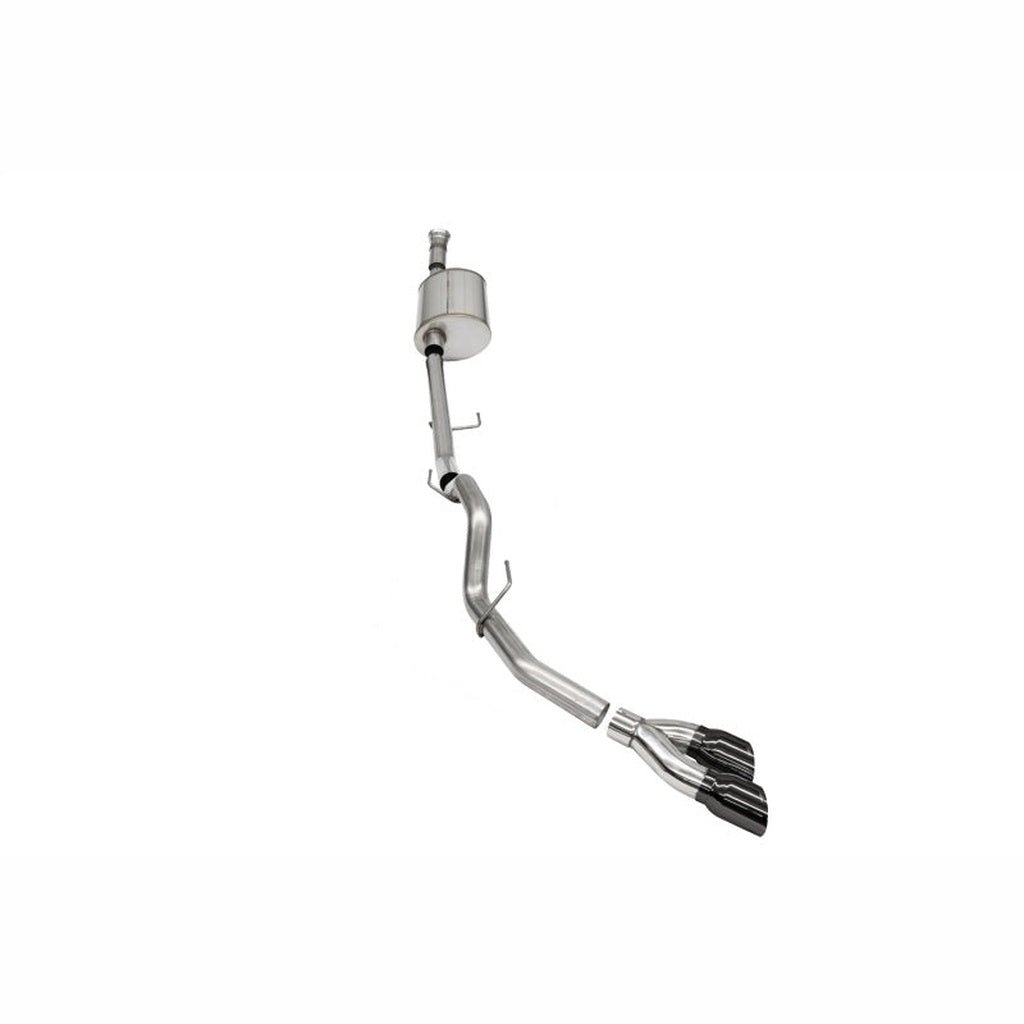 CORSA Sport Cat - Back Exhaust Single Side Exit - Black PVD | 2021 - 2025 Ford F150 - Stateside Performance - Catback - CORSA Performance - CORSA Sport Cat - Back Exhaust Single Side Exit - Black PVD | 2021 - 2025 Ford F150