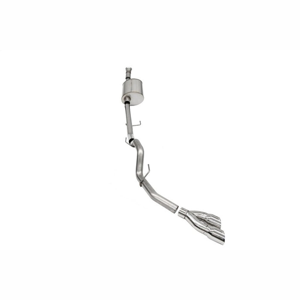 CORSA Sport Cat - Back Exhaust Single Side Exit - Polished | 2021 - 2025 Ford F150 - Stateside Performance - Catback - CORSA Performance - CORSA Sport Cat - Back Exhaust Single Side Exit - Polished | 2021 - 2025 Ford F150