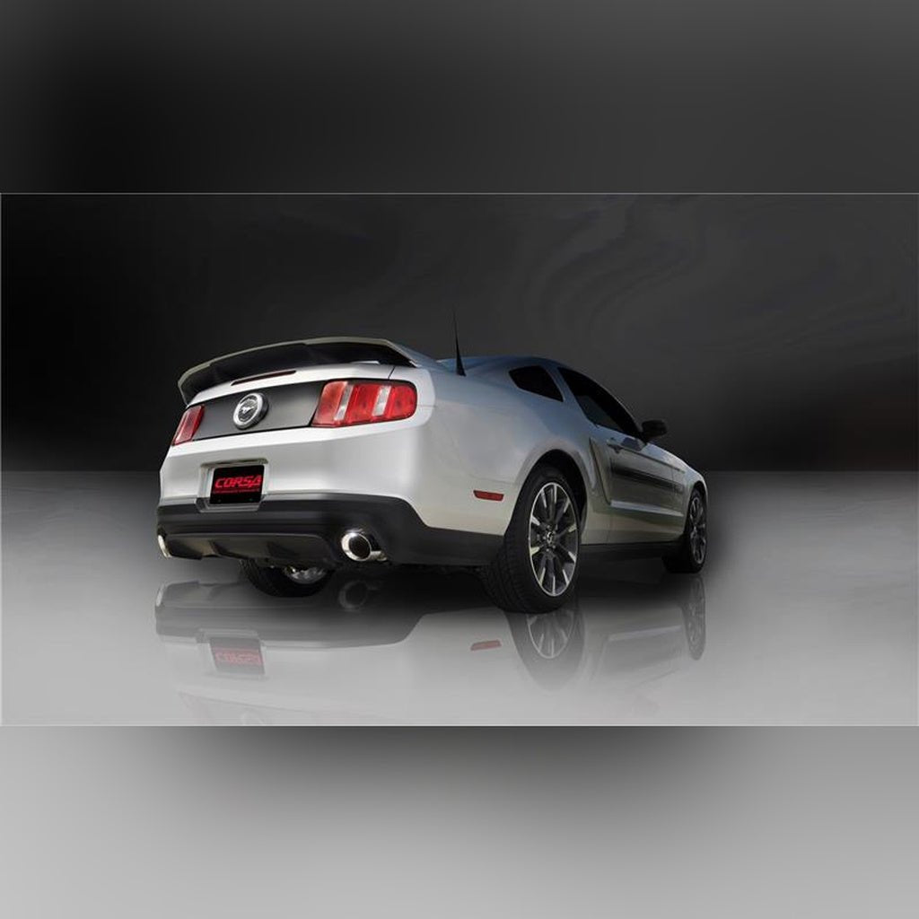 CORSA Sport Polished Axle - Back Exhaust | 2011 - 2014 Ford Mustang - Stateside Performance - Axle Back - CORSA Performance - CORSA Sport Polished Axle - Back Exhaust | 2011 - 2014 Ford Mustang